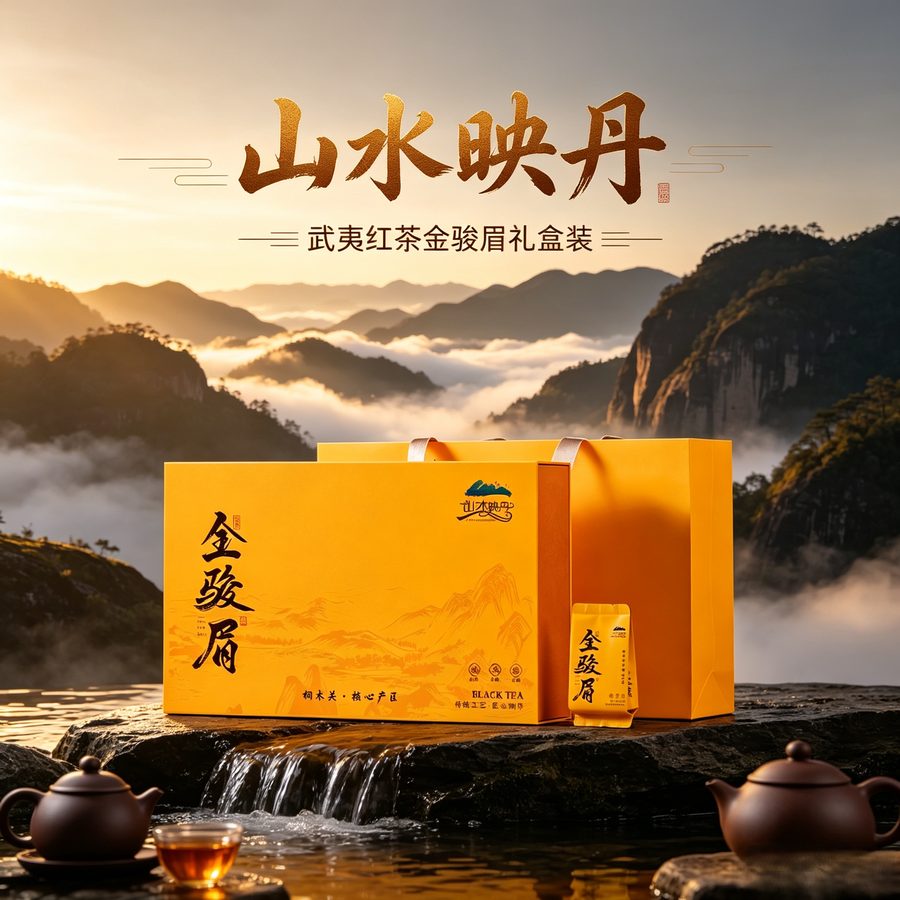金骏眉红茶茶叶正品桐木关礼盒装送礼送长辈老丈人茶叶