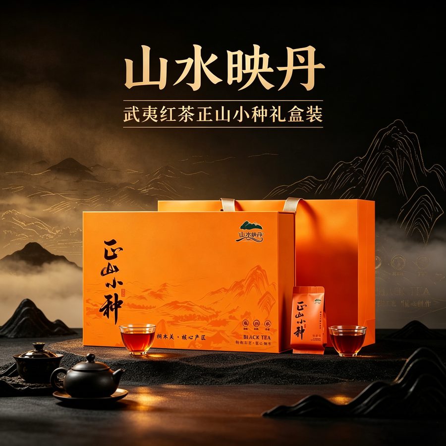 武夷山红茶正山小种茶叶礼盒装送礼长辈老丈人正品礼品